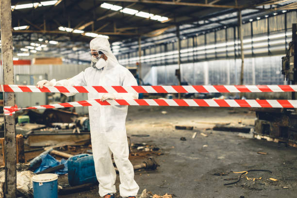 Professional Odor Removal technician working in Cedar Hill, MO